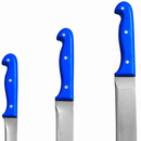 KIT - 3 Facas com Bainhas de Couro Artesanais