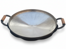 Tacho com Bordas 55cm Original em Aço de Carbono Alças de Ferradura